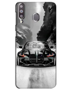Чохол для Samsung Galaxy M30 (M305) з картинкою «BMW — акварельний дрифт»