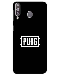 Чехол для Samsung Galaxy M30 (M305) с картинкой «Лого BMW — металлический блеск»