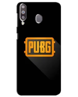 Чехол для Samsung Galaxy M30 (M305) с картинкой «PUBG — рамка лого»