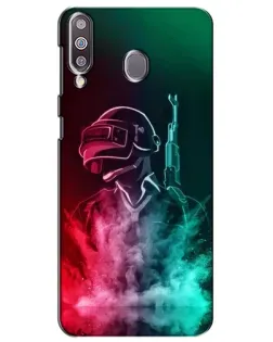 Чехол для Samsung Galaxy M30 (M305) с картинкой «PUBG — огненный воин»