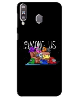 Чохол для Samsung Galaxy M30 (M305) з картинкою «Логотип Among Us»