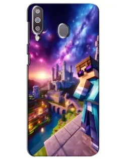 Чехол для Samsung Galaxy M30 (M305) с картинкой «Стив и космос»