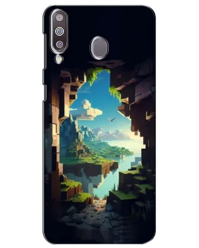Чехол для Samsung Galaxy M30 (M305) с картинкой «Вид из пещеры»