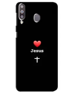 Чохол для Samsung Galaxy M30 (M305) з картинкою «Серце - Jesus» Чохол для Samsung Galaxy M30 (M305) з картинкою «Серце - Jesus»
