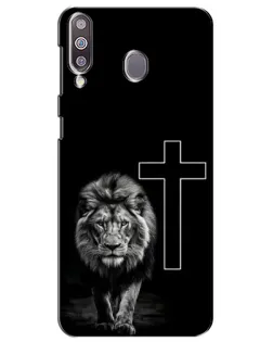 Чохол для Samsung Galaxy M30 (M305) з картинкою «Лев та Хрест» Чохол для Samsung Galaxy M30 (M305) з картинкою «Лев та Хрест»