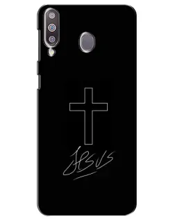 Чохол для Samsung Galaxy M30 (M305) з картинкою «Графічний хрест Jesus» Чохол для Samsung Galaxy M30 (M305) з картинкою «Графічний хрест Jesus»