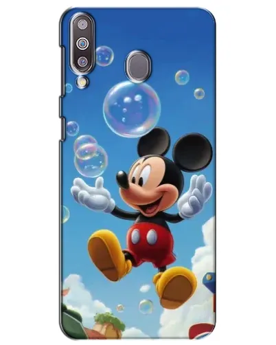 Чехол для Samsung Galaxy M30 (M305) с картинкой «Mickey и мыльные пузыри»