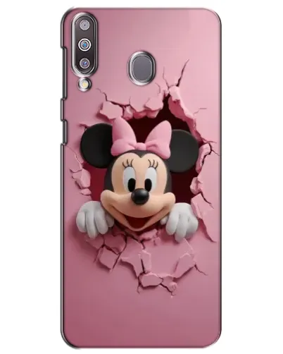 Чехол для Samsung Galaxy M30 (M305) с картинкой «Минни сквозь стену»