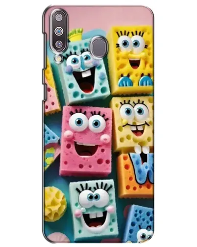 Чехол для Samsung Galaxy M30 (M305) с картинкой «Цветные губки» Чехол для Samsung Galaxy M30 (M305) с картинкой «Цветные губки»