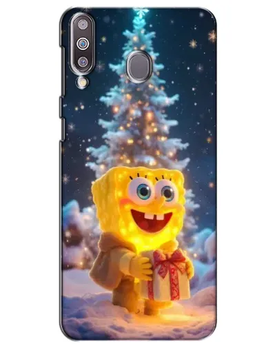 Чехол для Samsung Galaxy M30 (M305) с картинкой «Рождественский Спанч Боб» Чехол для Samsung Galaxy M30 (M305) с картинкой «Рождественский Спанч Боб»