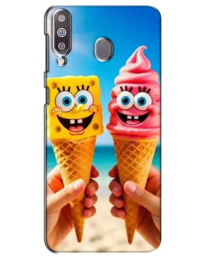 Чехол для Samsung Galaxy M30 (M305) с картинкой «Спанч Боб мороженое» Чехол для Samsung Galaxy M30 (M305) с картинкой «Спанч Боб мороженое»