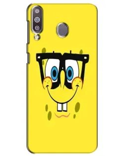 Чохол для Samsung Galaxy M30 (M305) з картинкою «Мінімалістичний Спанч Боб»