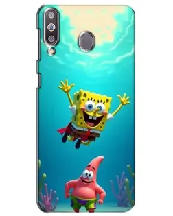 Чохол для Samsung Galaxy M30 (M305) з картинкою «Спанч Боб під водою»