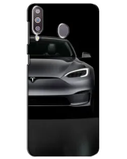 Чохол для Samsung Galaxy M30 (M305) з картинкою «Tesla Model S Look»