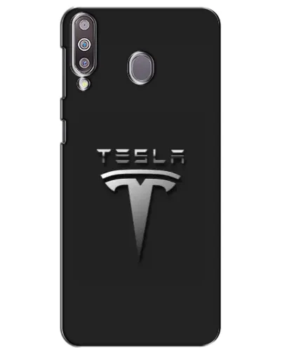 Чехол для Samsung Galaxy M30 (M305) с картинкой «Стальной логотип Tesla» Чехол для Samsung Galaxy M30 (M305) с картинкой «Стальной логотип Tesla»