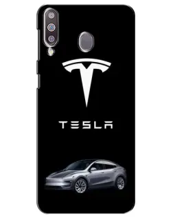 Чехол для Samsung Galaxy M30 (M305) с картинкой «Tesla Model Y»