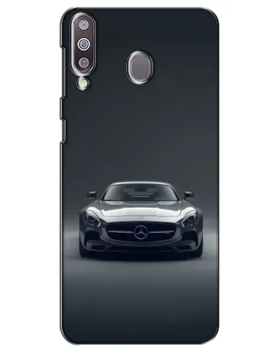Чехол для Samsung Galaxy M30 (M305) с картинкой «Mercedes на черном»