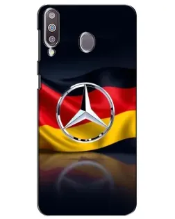 Чехол для Samsung Galaxy M30 (M305) с картинкой «Mercedes — флаг Германии»