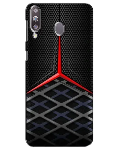 Чехол для Samsung Galaxy M30 (M305) с картинкой «Mercedes Carbon Grid»