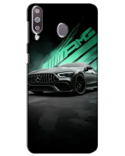 Чехол для Samsung Galaxy M30 (M305) с картинкой «Темный Mercedes AMG»