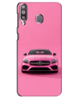 Чохол для Samsung Galaxy M30 (M305) з картинкою «Рожевий Mercedes AMG»