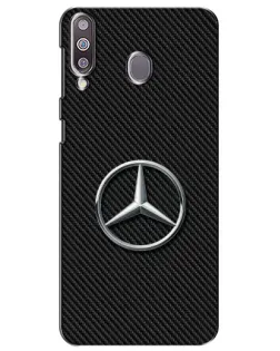 Чохол для Samsung Galaxy M30 (M305) з картинкою «Карбоновий Mercedes стиль»