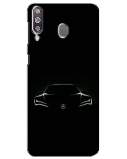 Чохол для Samsung Galaxy M30 (M305) з картинкою «Mercedes — силует авто»