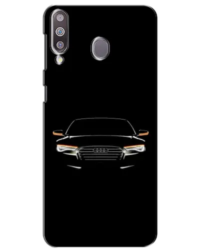 Чехол для Samsung Galaxy M30 (M305) с картинкой «Audi — ночной контур»