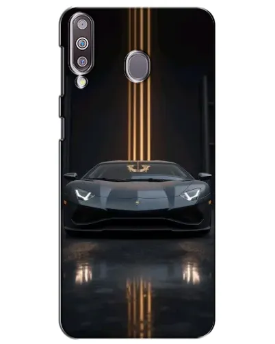 Чехол для Samsung Galaxy M30 (M305) с картинкой «Lamborghini золотые линии» Чехол для Samsung Galaxy M30 (M305) с картинкой «Lamborghini золотые линии»