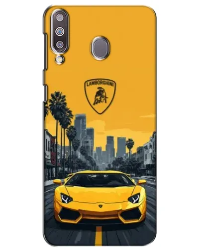 Чехол для Samsung Galaxy M30 (M305) с картинкой «Желтый Lamborghini город» Чехол для Samsung Galaxy M30 (M305) с картинкой «Желтый Lamborghini город»