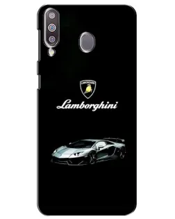 Чехол для Samsung Galaxy M30 (M305) с картинкой «Логотип Lamborghini классика»