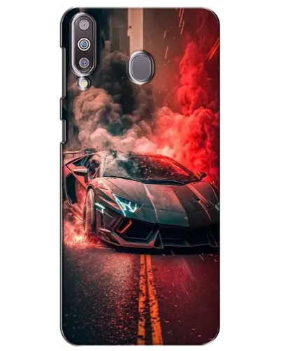 Чехол для Samsung Galaxy M30 (M305) с картинкой «Lamborghini красный дым» Чехол для Samsung Galaxy M30 (M305) с картинкой «Lamborghini красный дым»