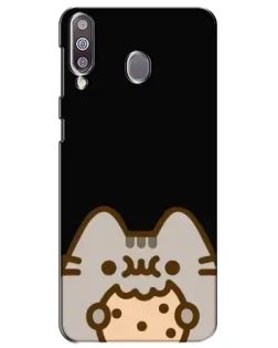 Чехол для Samsung Galaxy M30 (M305) с картинкой «Пушин на черном»