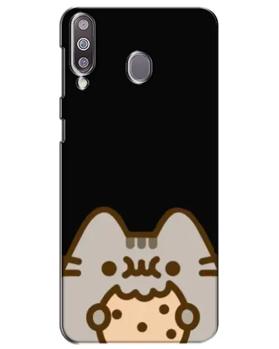 Чехол для Samsung Galaxy M30 (M305) с картинкой «Пушин на черном»
