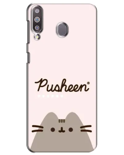 Чехол для Samsung Galaxy M30 (M305) с картинкой «Pusheen логотип»