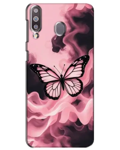 Чехол для Samsung Galaxy M30 (M305) с картинкой «Бабочка в дыму»