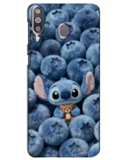 Чехол для Samsung Galaxy M30 (M305) с картинкой «Стич и голубика»