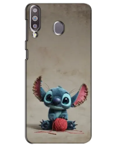 Чехол для Samsung Galaxy M30 (M305) с картинкой «Стич на коричневом фоне» Чехол для Samsung Galaxy M30 (M305) с картинкой «Стич на коричневом фоне»