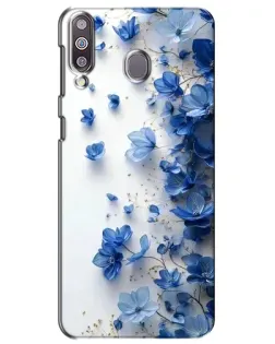 Чехол для Samsung Galaxy M30 (M305) с картинкой «Голубой цветочный каскад» Чехол для Samsung Galaxy M30 (M305) с картинкой «Голубой цветочный каскад»