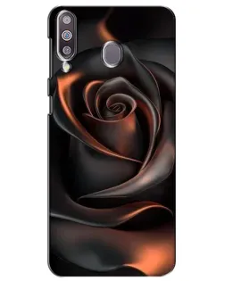 Чехол для Samsung Galaxy M30 (M305) с картинкой «Шелковая черная роза» Чехол для Samsung Galaxy M30 (M305) с картинкой «Шелковая черная роза»