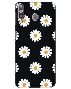 Чехол для Samsung Galaxy M30 (M305) с картинкой «Ромашки на черном» Чехол для Samsung Galaxy M30 (M305) с картинкой «Ромашки на черном»