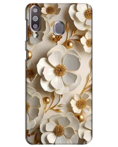 Чехол для Samsung Galaxy M30 (M305) с картинкой «Белие бумажние  цвети»