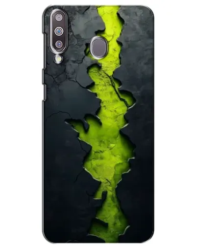 Чохол для Samsung Galaxy M30 (M305) з картинкою «Салатовий розлом скелі»