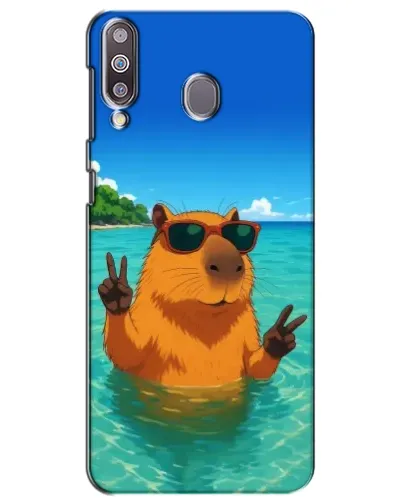 Чехол для Samsung Galaxy M30 (M305) с картинкой «Морская капибара»