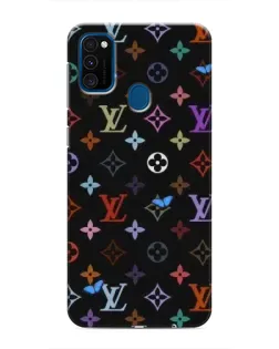 Чехол для Samsung Galaxy M30s (M307) с картинкой «Цветная монограмма LV»