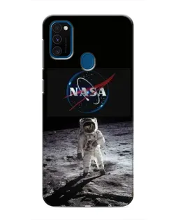 Чехол для Samsung Galaxy M30s (M307) с картинкой «Астронавт на Луне»