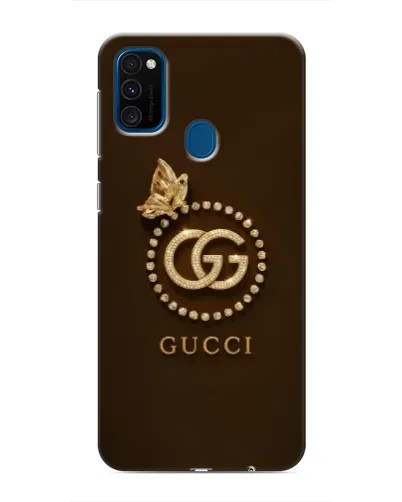 Чехол для Samsung Galaxy M30s (M307) с картинкой «Gucci — золотая бабочка»