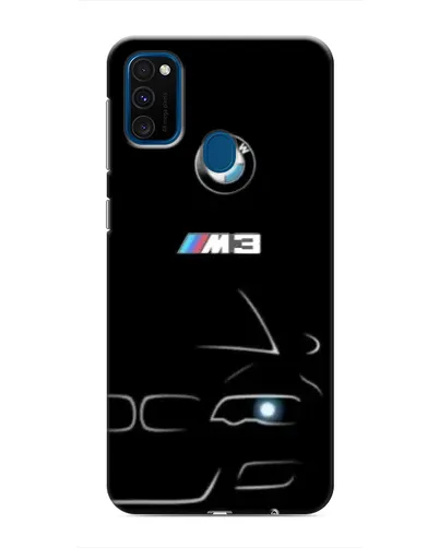 Чехол для Samsung Galaxy M30s (M307) с картинкой «Минималистичный принт BMW M3» Чехол для Samsung Galaxy M30s (M307) с картинкой «Минималистичный принт BMW M3»