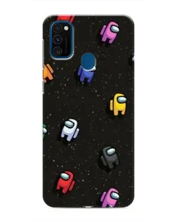 Чехол для Samsung Galaxy M30s (M307) с картинкой «Космический паттерн Among Us»