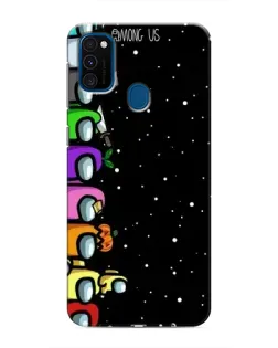 Чехол для Samsung Galaxy M30s (M307) с картинкой «Команда Among Us»